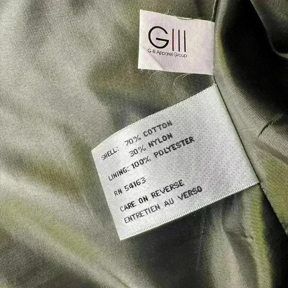 Kenneth Cole Women’s Anorak Olive Green Utility Jacket Size Medium - Picture 14 of 16